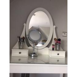 IKEA Hemnes dressing table with mirror