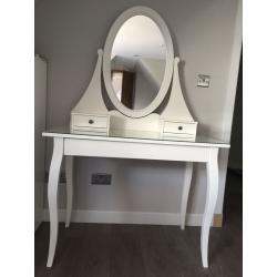 IKEA Hemnes dressing table with mirror