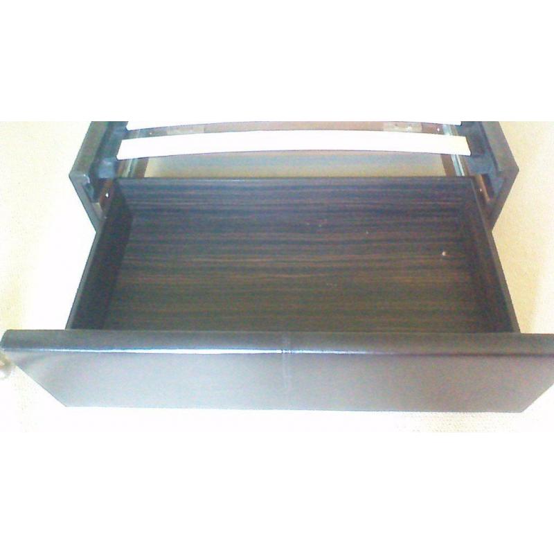 Brown Faux Leather Single Bed