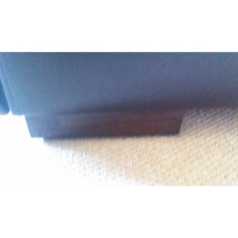 Brown Faux Leather Single Bed