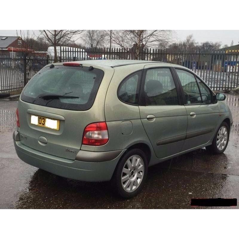 Renault Scenic wanted 1600 cc petrol or up to 2.0L diesel, immaculate. Still looking.