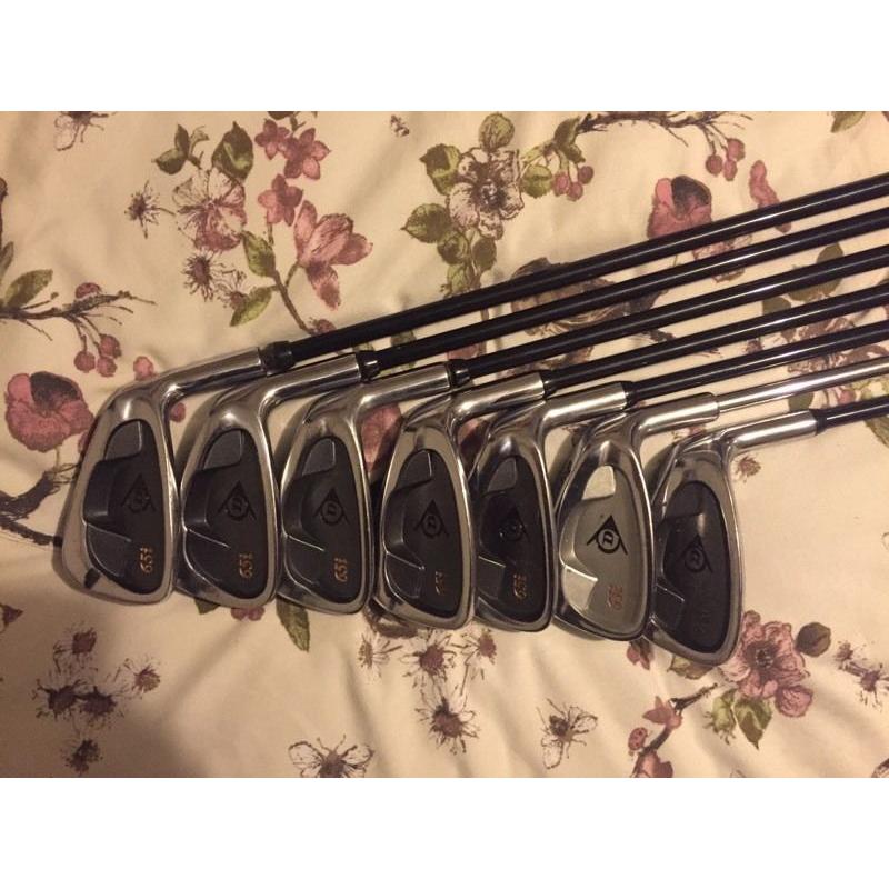 Dunlop 65i golf clubs - S 3 4 6 7 8 9