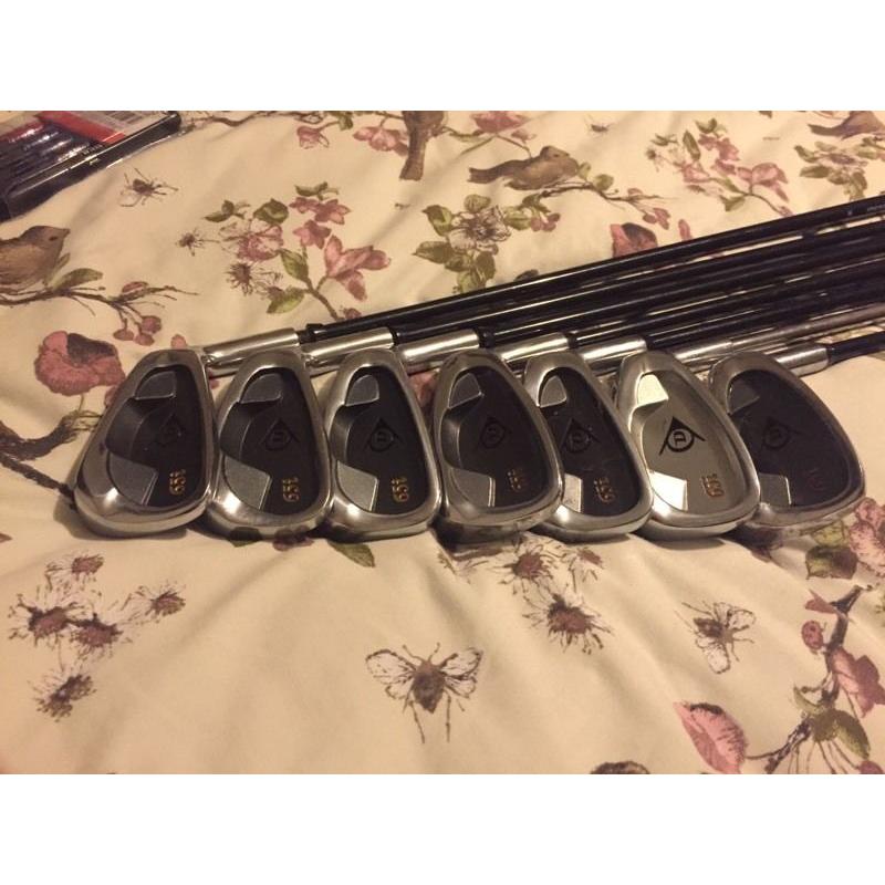 Dunlop 65i golf clubs - S 3 4 6 7 8 9