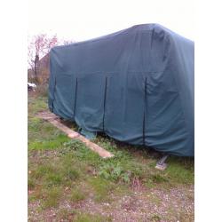 For sale.Maypole - green caravan cover.