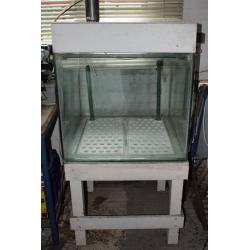 FISH TANK WITH STAND AND HOOD.