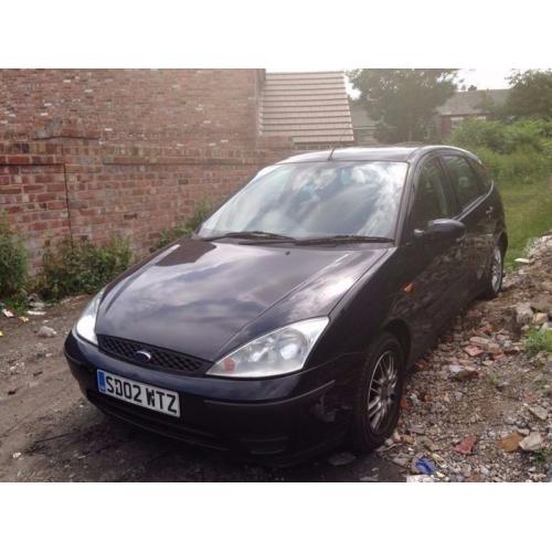 2002 FORD FOCUS LX TDDI 5 DOOR HATCH BLACK 1.8 DIESEL ENGINE - C9DB - BREAKING SPARES PARTS