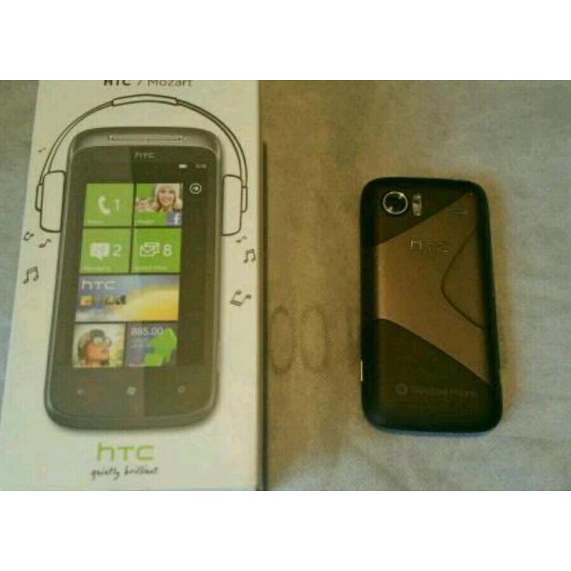 HTC 7 Mozart really good condition with Original box and charger