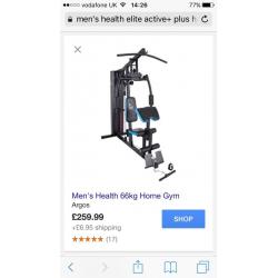 Men's health elite multi gym 66kg