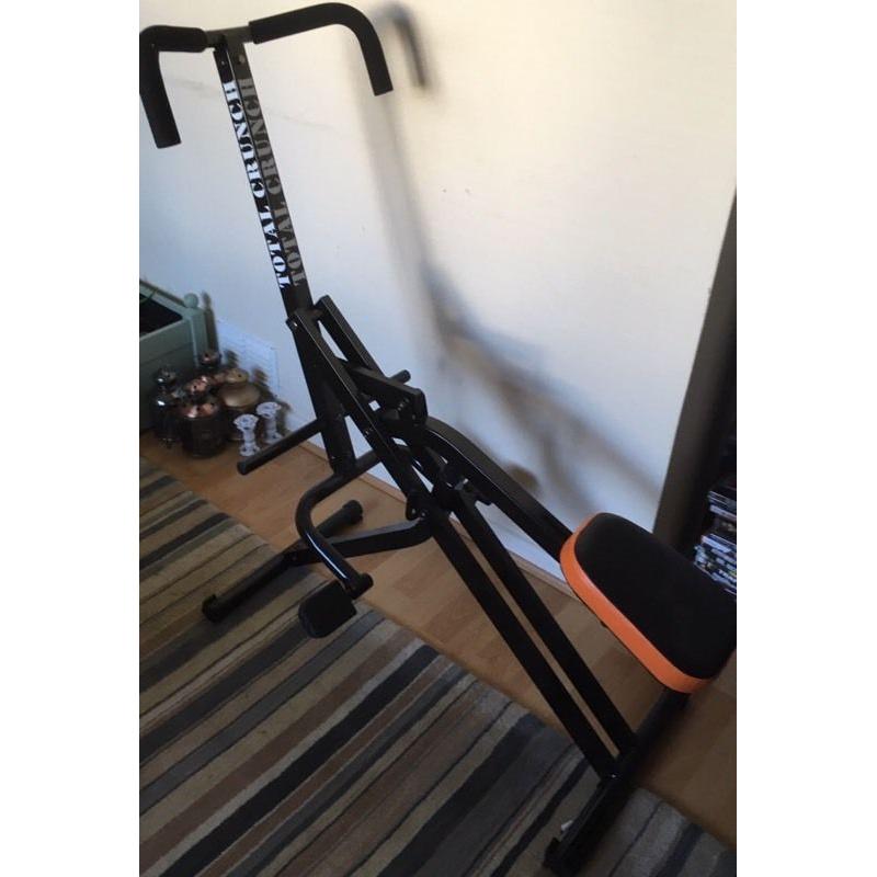 Total crunch exercise machine as seen on TV