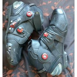 Sidi streetburner motorbike shoes not boots