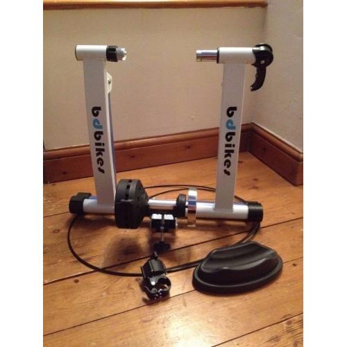 BDBikes Bike Magnetic Turbo Trainer - Variable Resistance Bike Trainer - Inc Front Wheel Rest