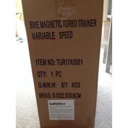 BDBikes Bike Magnetic Turbo Trainer - Variable Resistance Bike Trainer - Inc Front Wheel Rest