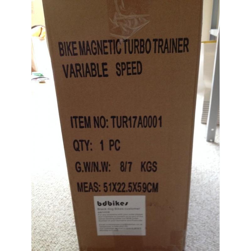 BDBikes Bike Magnetic Turbo Trainer - Variable Resistance Bike Trainer - Inc Front Wheel Rest