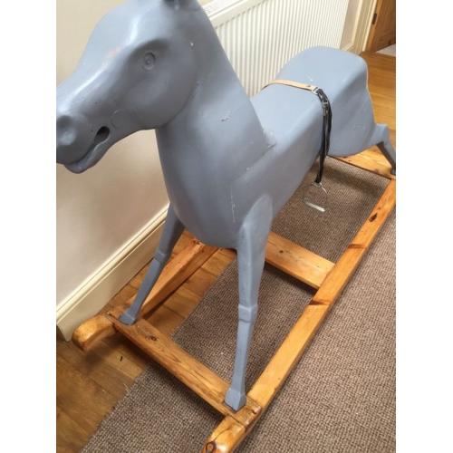 Lovely refurbished and re-carved Victorian Rocking Horse