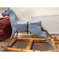Lovely refurbished and re-carved Victorian Rocking Horse