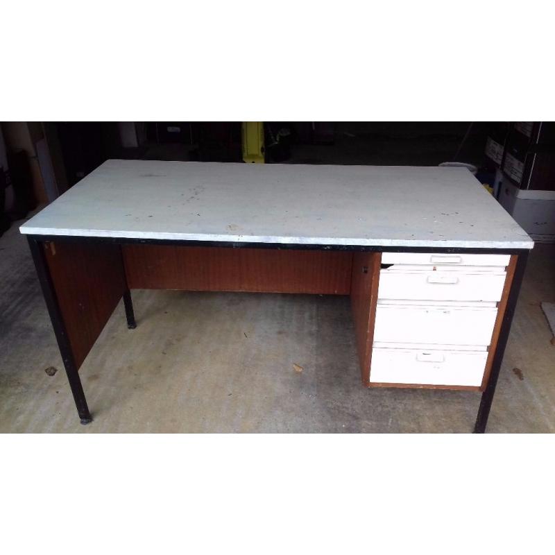 Office Desk used as work bench - Free