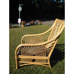 Two excellent conservatory chairs with cushions