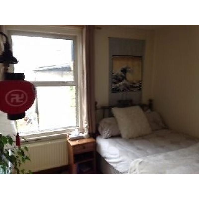 Cosy dbl room in top flat w garden in Greenwich/Deptford Victorian house. Short term