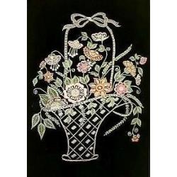EMBROIDERY ARTWORK PICTURE FRAMED FROM