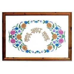 EMBROIDERY ARTWORK PICTURE FRAMED FROM