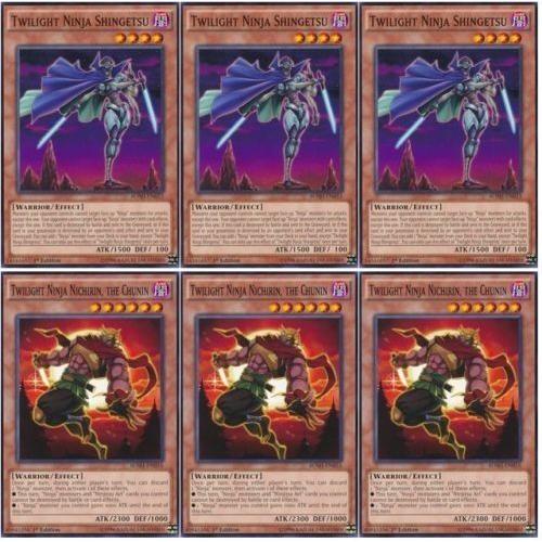 Yu-Gi-Oh! BOSH Ninja Set- Twilight Ninja Shingetsu + Nichirin, the Chunin Yugioh