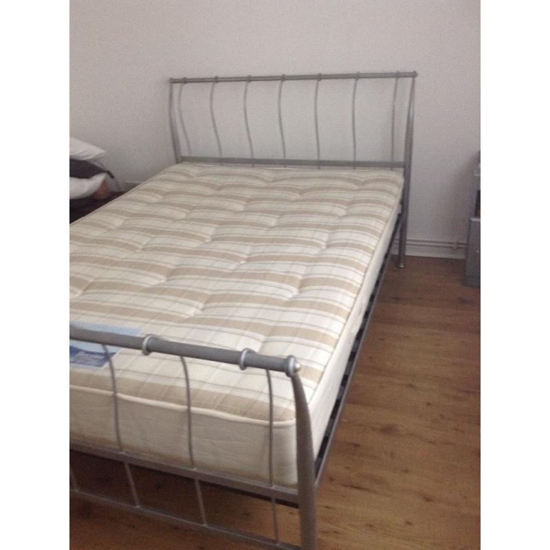 Bedstead & Mattress (good as new) Literally like sleeping on air.