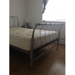 Bedstead & Mattress (good as new) Literally like sleeping on air.