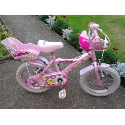 FOR SALE - APOLLO DAISYCHAIN 12 INCH GIRLS BIKE.