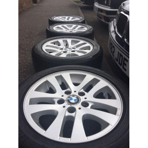Nice set of genuine BMW 16" alloys with good tyres