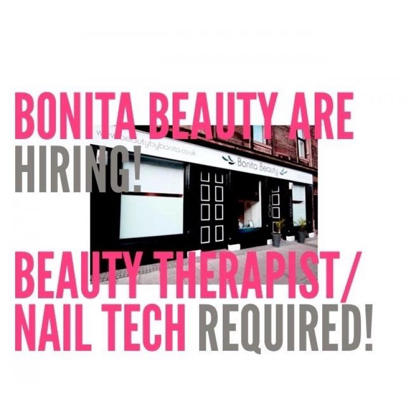 Beauty Therapist and or Nail Tech Required!!