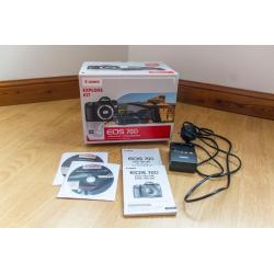 CANON EOS 70D CAMERA IN MINT CONDITION + LENSES & ACCESSORIES (LOW SHUTTER COUNT)