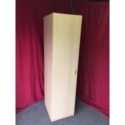 BEECH EFFECT SINGLE WARDROBE,CAN DELIVER