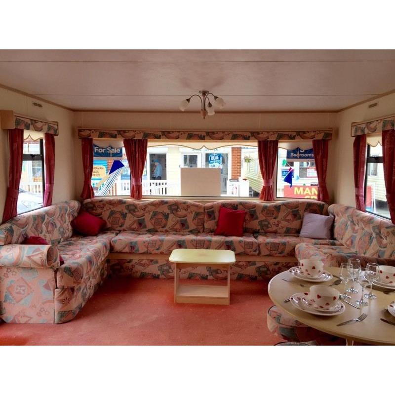 CHEAP Static Caravan-12ft Wide-8 Berth Seaside Park Mid West Wales