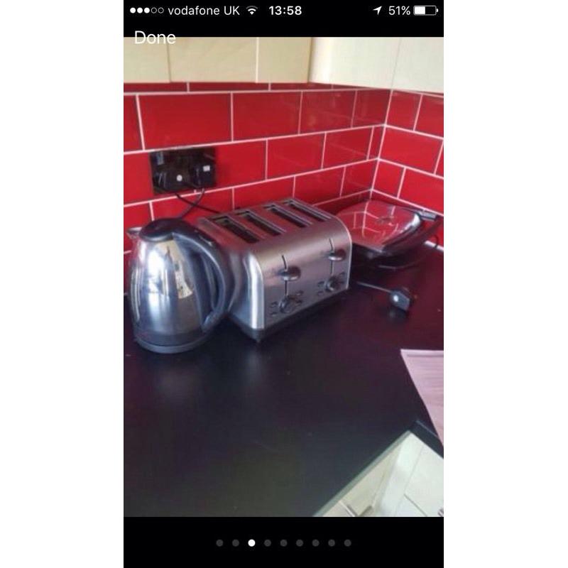 Kettle,toaster and sandwich maker