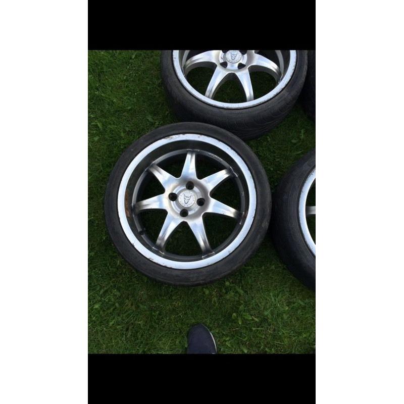 WOLF RACE ALLOYS 17"