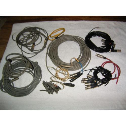 Audio Cable, screened, balanced, XLR connectors one end