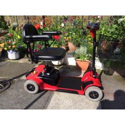 Immaculate pride Gogo lightweight fold flat mobility scooter new batteries fitted