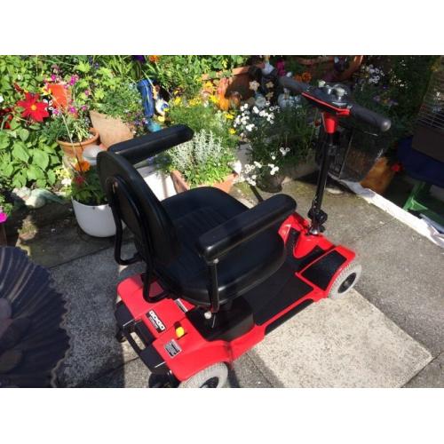 Immaculate pride Gogo lightweight fold flat mobility scooter new batteries fitted