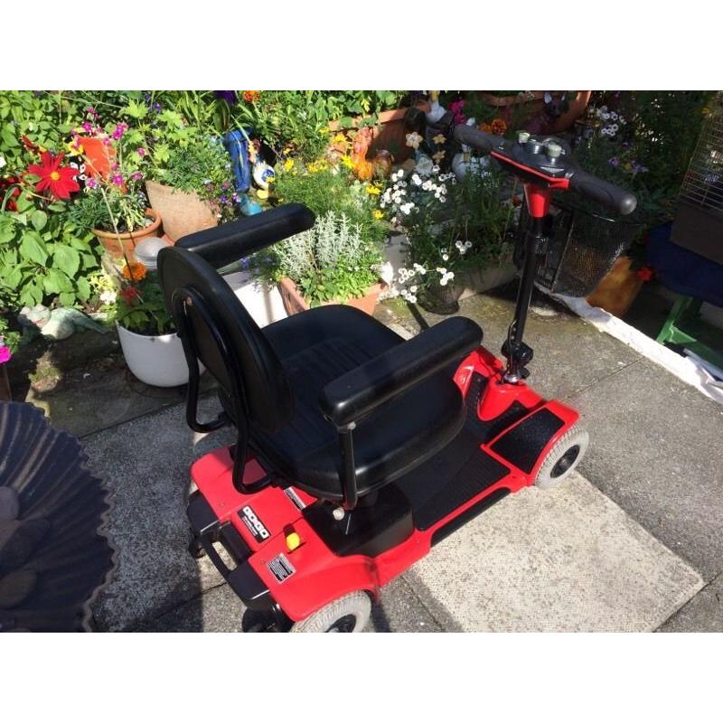 Immaculate pride Gogo lightweight fold flat mobility scooter new batteries fitted