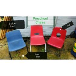 Preschool and gaps chairs