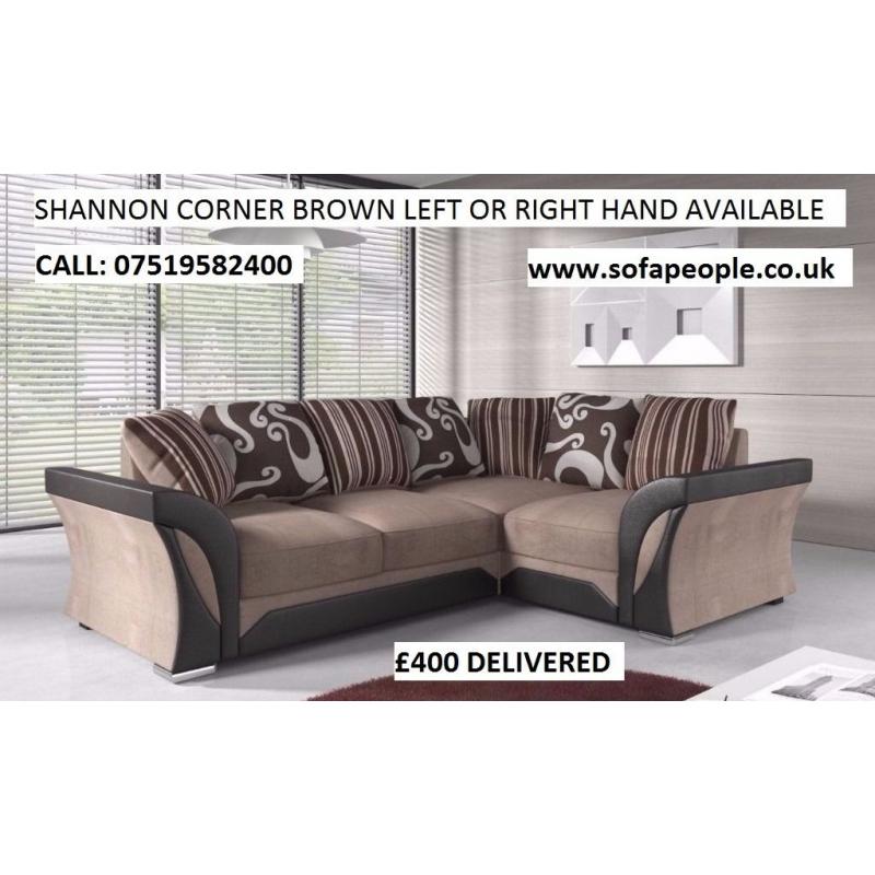 Corner settee or 3+2 couch, Fabric sofa or Corner sofas, All couches and suites guaranteed!!