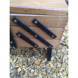 Wooden Cantilever Sewing Box
