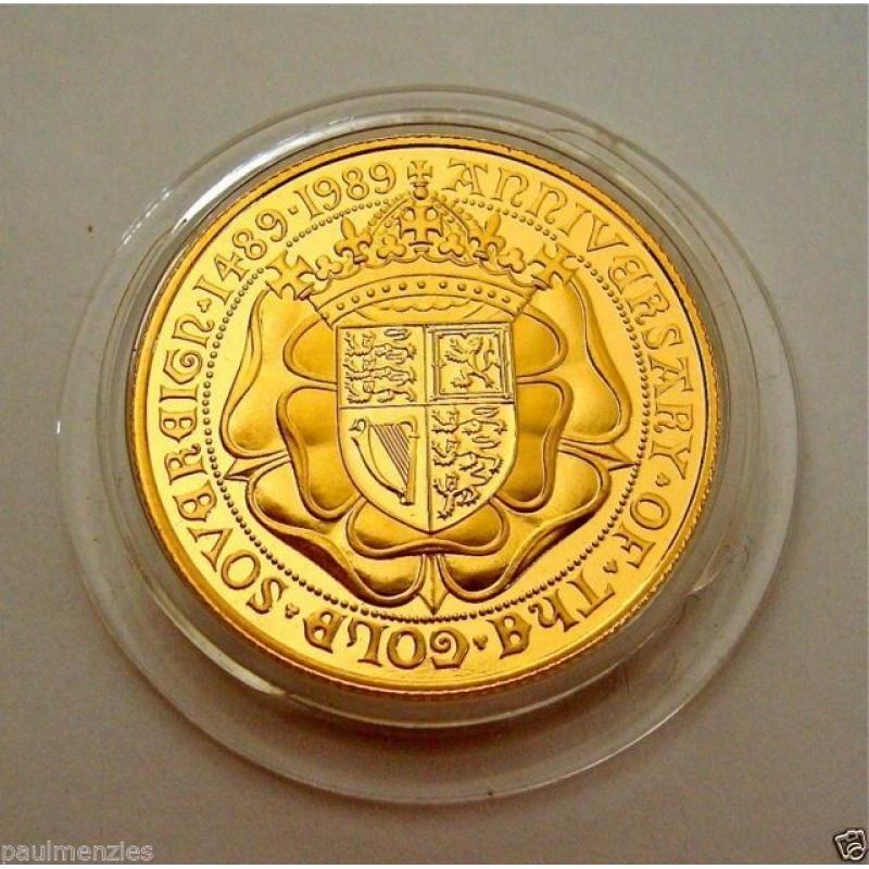 Very Rare 1989 solid gold 4 coins set with original certificate