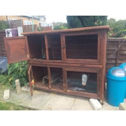 2 storey Rabbit hutch