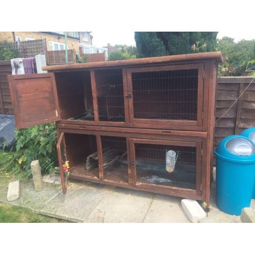 2 storey Rabbit hutch