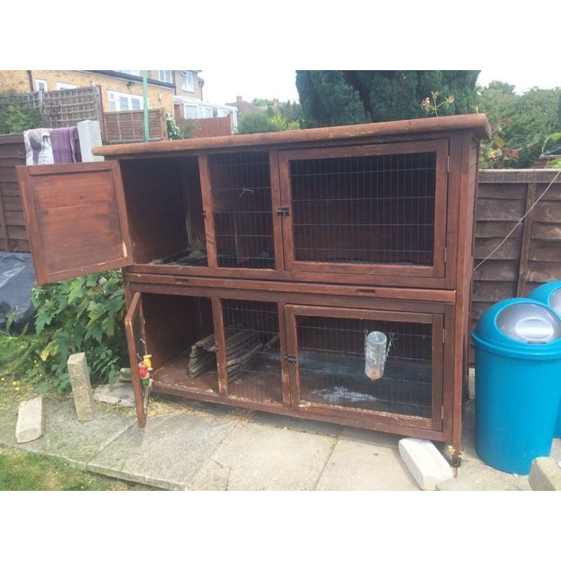 2 storey Rabbit hutch
