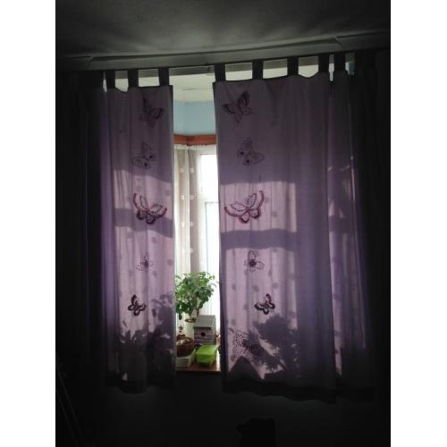 Next curtains butterflies 53"x72" and rail
