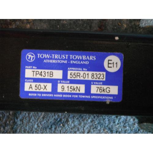 Tow Trust Tow Bar TP431B – Citroen & Peugeot