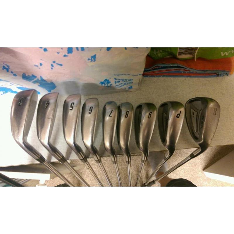 Mizuno mx-17 irons & hibore xl driver