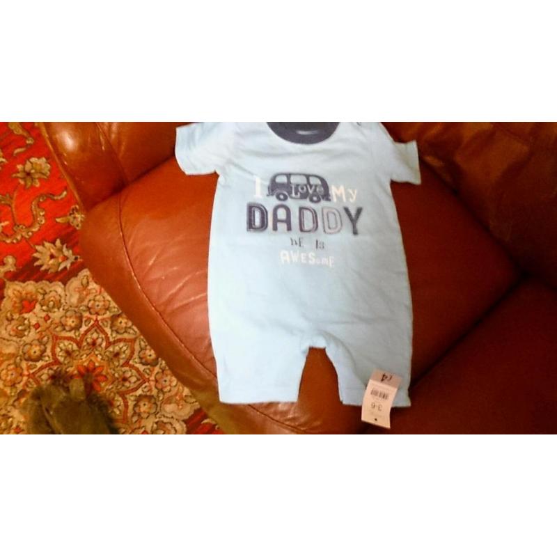 Bundle of baby boy clothes